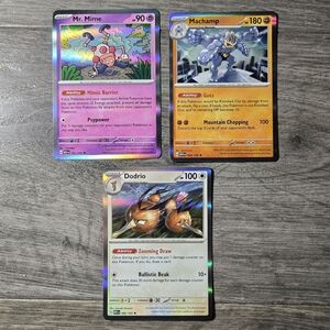 Pokemon Trading Card Holo Set X3
